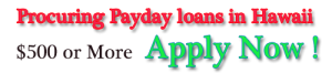 Payday loans in Hawaii