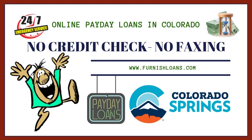 Online Payday Loans in Colorado - No Credit Check - No Faxing