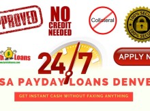 USA Payday Loans Denver - Get Instant Cash Without Faxing Anything
