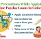 A Few Precautions While Applying For Online Payday Loans In Colorado